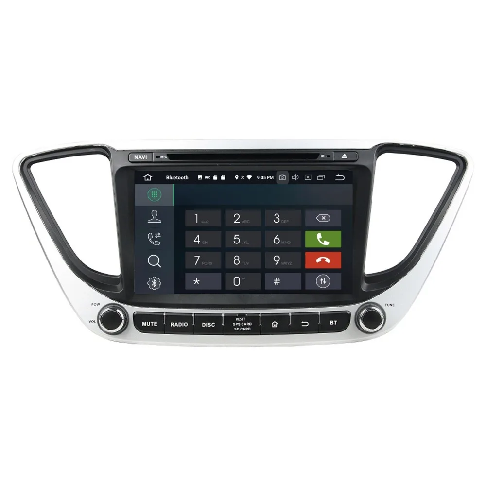 Sale IPS Screen 4GB+32GB 2 din 8" Octa Core Android 8.0 Car Radio DVD Player for Hyundai Verna 2017 GPS WIFI Bluetooth TV USB DVR 6
