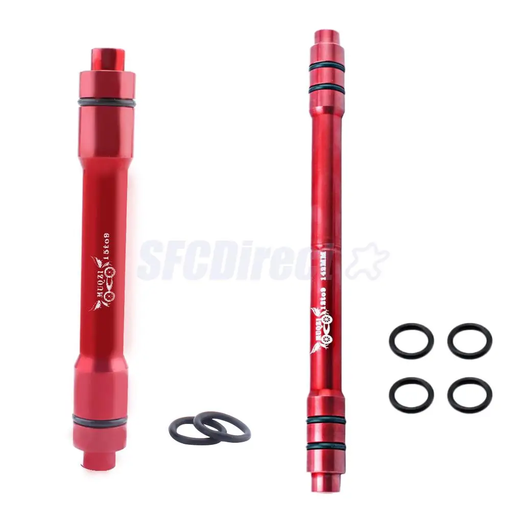 Bike Bicycle 15mm to 9mm and 12 to 9mm Thru Axle Quick Release Hub Conversion Skewer Adapters Front Wheels Adapter