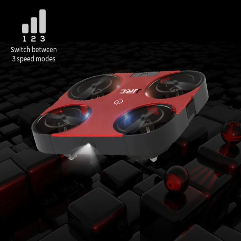 Kids Smart ELectric RC Toy Folding Wings Pocket RC Drone 2.4G LED Light One Key Return Take-off Wireless Control Mini Helicopter