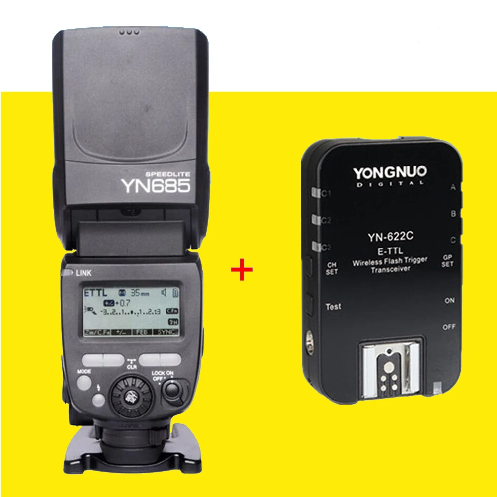 Yonnguo  ETTL HSS  Speedlite GN60 YN685 YN-685 + YN622C YONGNUO TTL HSS    RX  Canon