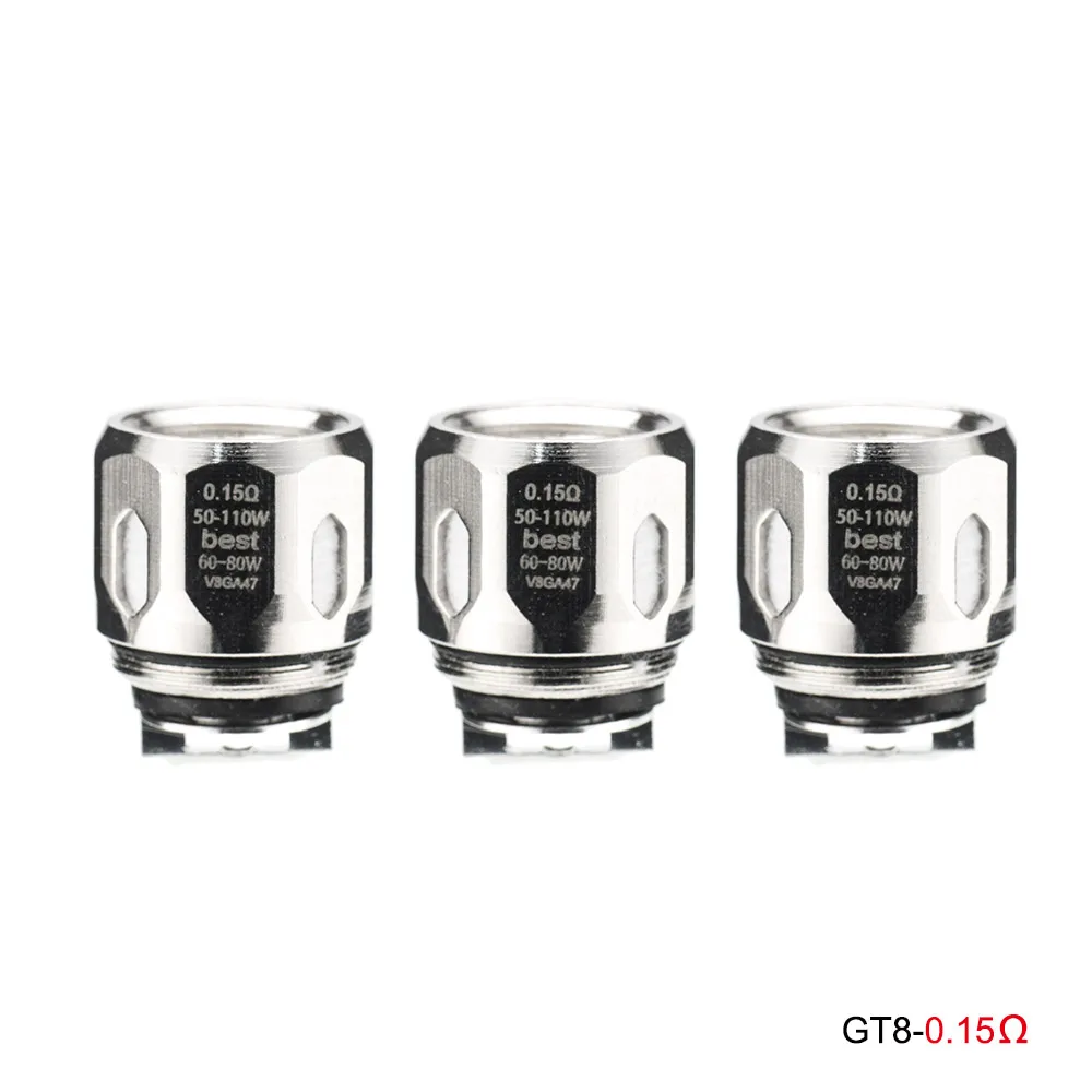 

3pcs/pack Replament Core Head GT2 GT4 GT6 GT8 GT Mesh Coil for TFV8 Baby Vape Tank NGR Atomizer