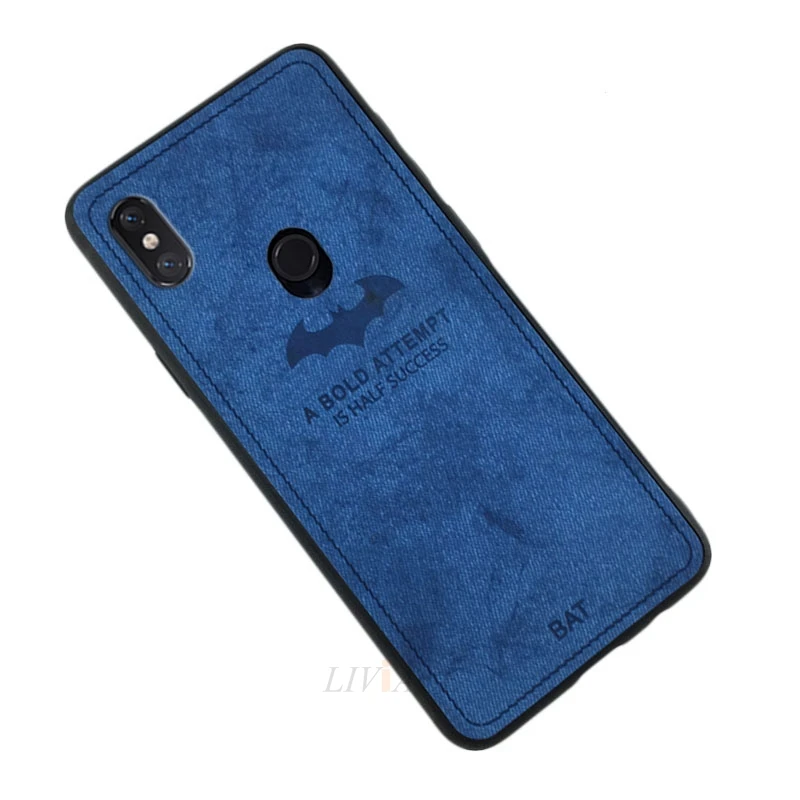 Тканевый чехол для телефона с оленем для xiaomi mi 8 lite mi 8 mi 9 se 9t a2 a3 lite a1 5x6x5 5S 6 mi x 2s max 3 кожаный чехол-накладка из ТПУ - Цвет: bat blue