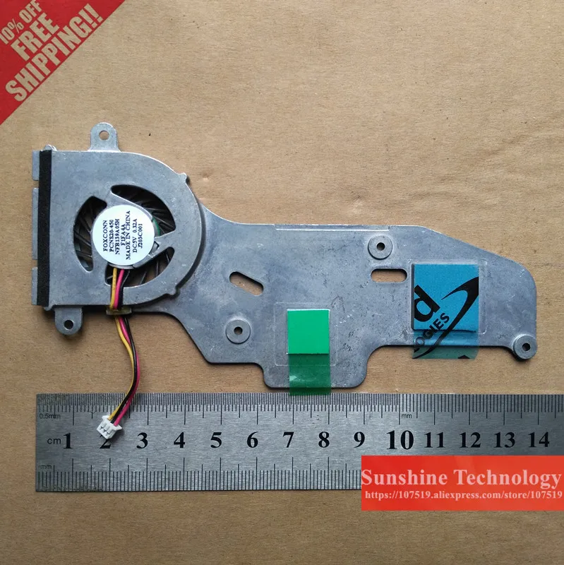 

New CPU Cooling Fan For FOXCONN PCNS20-450 NFB139A05H F1FA DC5V 0.32A HANNspree SN10E2