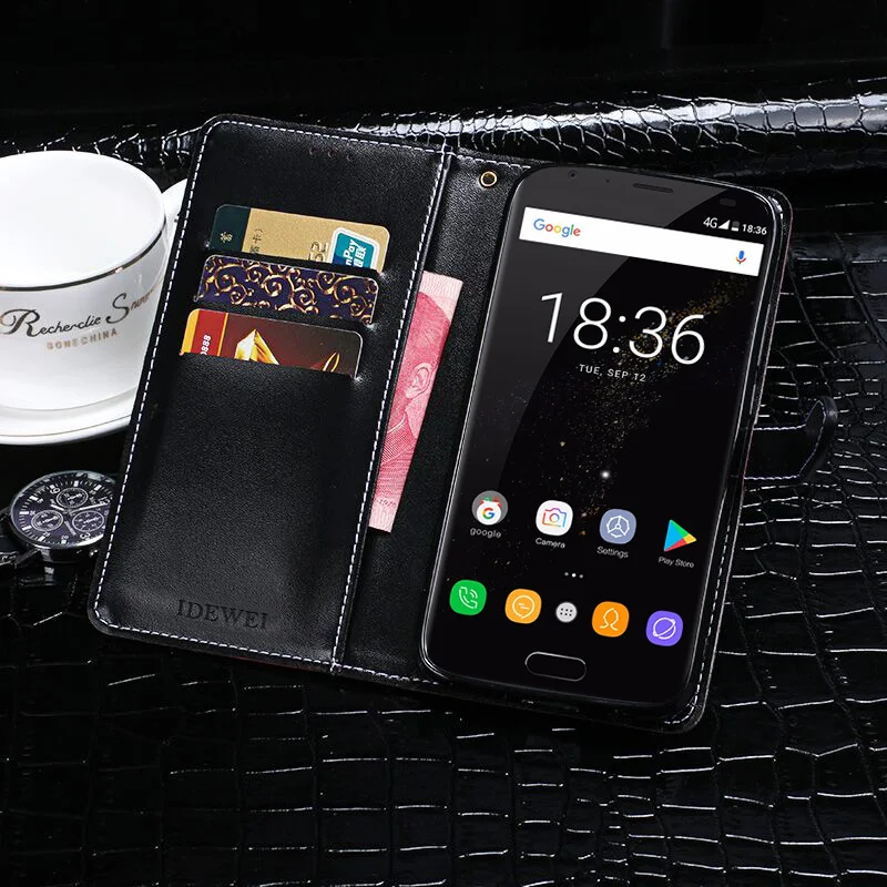Oukitel K8000 чехол Роскошный кожаный флип чехол для Oukitel K8000 защитный чехол для телефона из крокодиловой кожи
