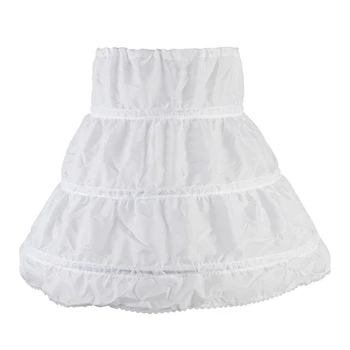 

Dressever Girls Petticoat Half Slip Flower Girl Crinoline Skirt