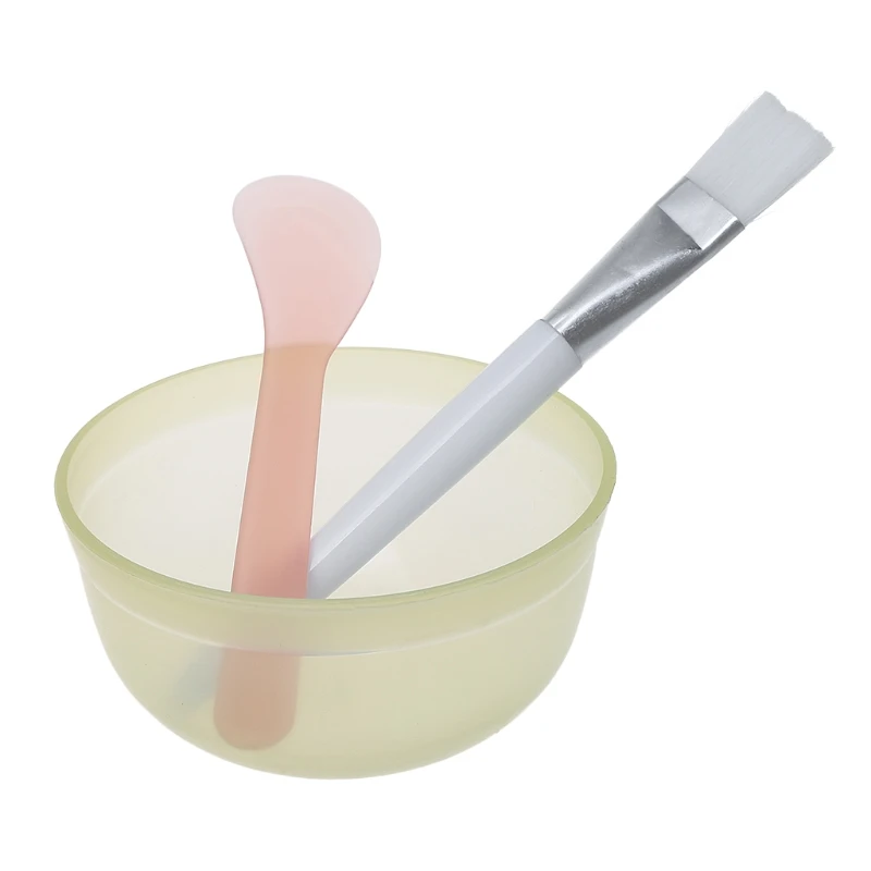 3 in 1 New Hot 1PCS DIY Facial Face Mask Mixing Bow Brush Spoon Set Cosmetic Makeup Tool Kit