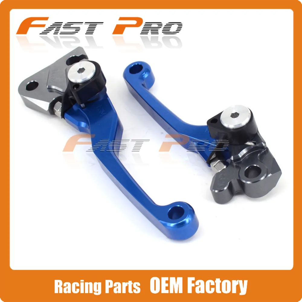 

BLUE CNC Pivot Foldable Clutch Brake Lever For YAMAHA YZ80 YZ85 2015-2016 Motocross Enduro Supermoto Pit Bike