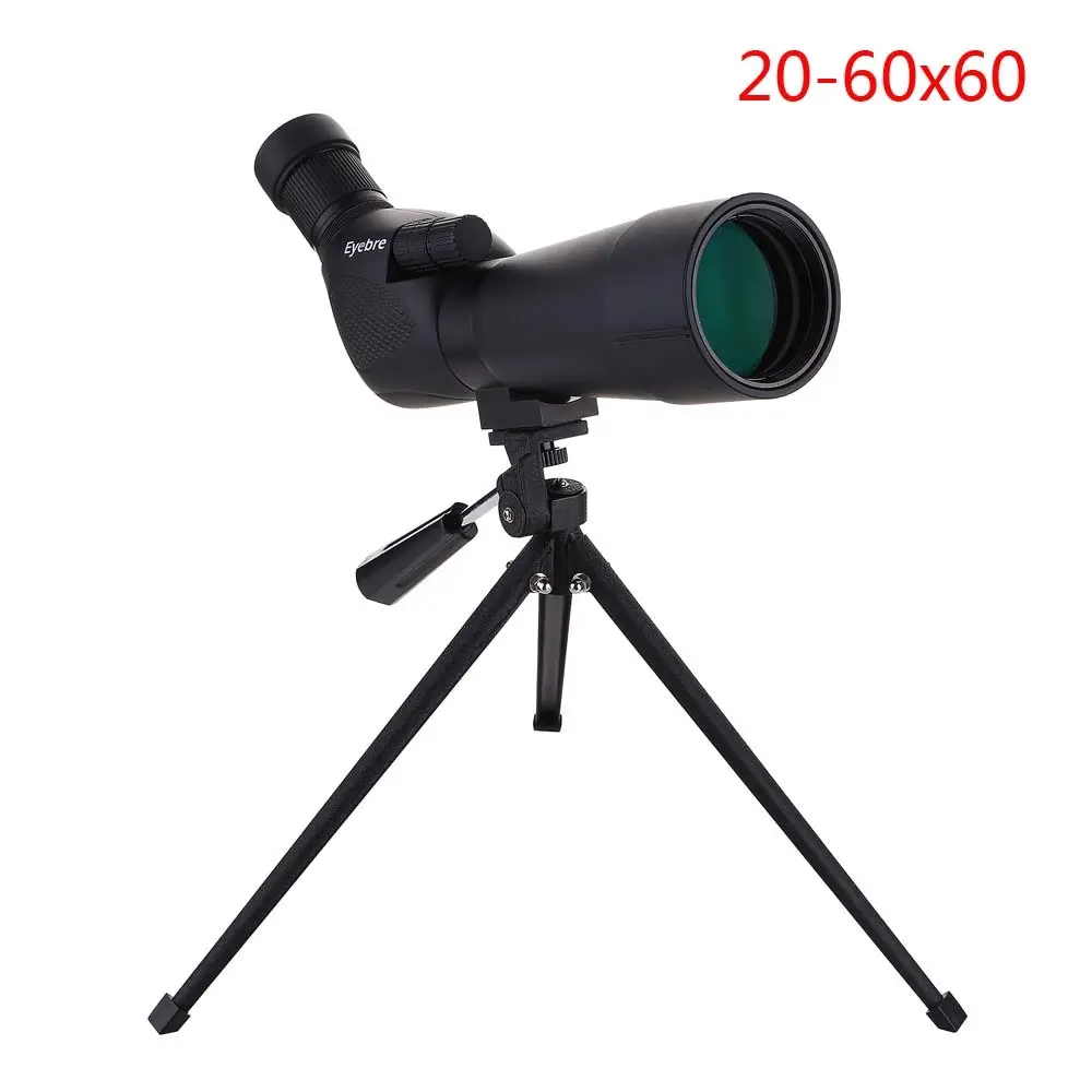 /20-60x60 водонепроницаемый Зрительная труба Birdwatch охотничий монокуляр портативный туристический Телескопический Монокуляр телескоп с треногой кемпинга - Цвет: 20-60x60