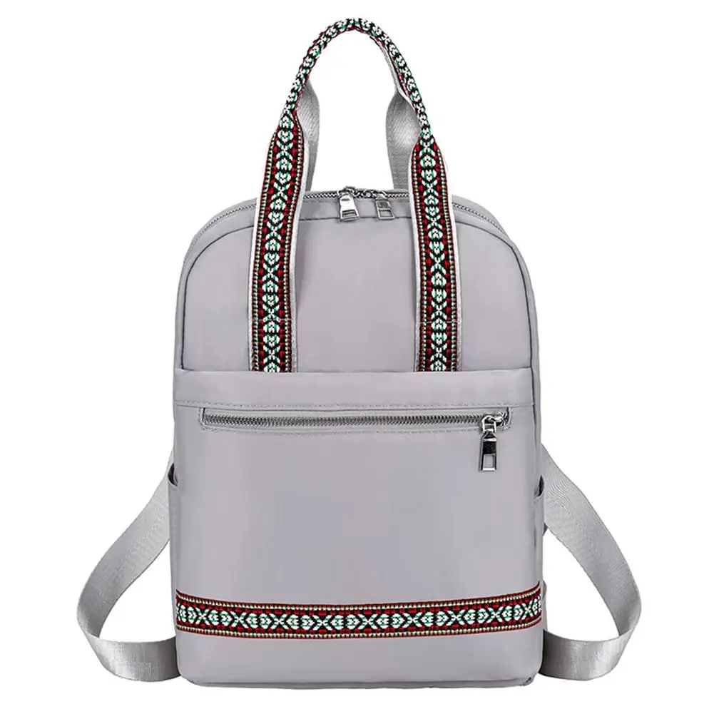 

School Bag Backpack Student Backpacks Large Capacity Nylon Travel Hand Laptop Bag For Travel Outdoor Rucksack Teenager Girl