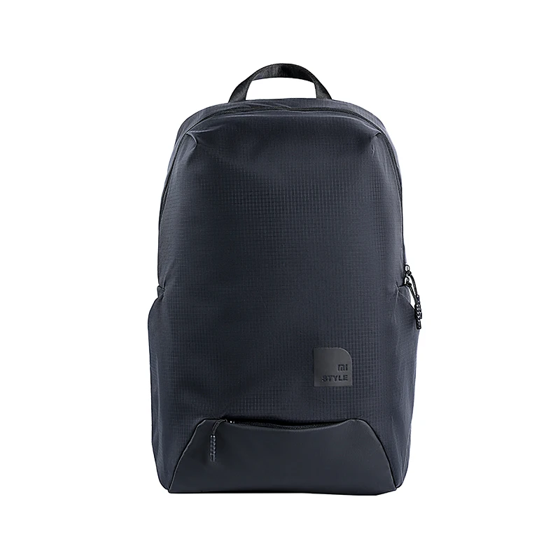 Original Xiaomi Fashion Sport Bag Thin Travel Backpack 23L Polyester Durable IPV4 Waterproof Outdoor Bag For Men Women Student - Цвет: black