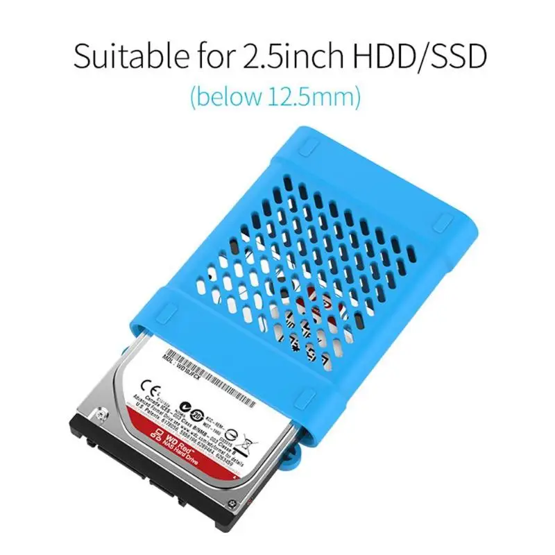 2.5 дюймов HDD защитный бокс Портативный Силиконовый противоударный защитный ящик для хранения сумка для жесткий диск 2.5 дюйм(ов) HDD SSD