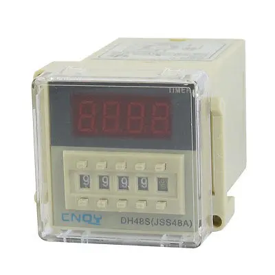 

DH48S-11 LCD Display Time Timer Delay Relay 11-Pin DPDT 0.01S-99H99M AC 48V