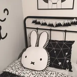 Детская подушка милый кролик в форме комнаты кровать декор для новорожденных девочек Спящая Подушка шеи подушки Дети Пасхальные подарки