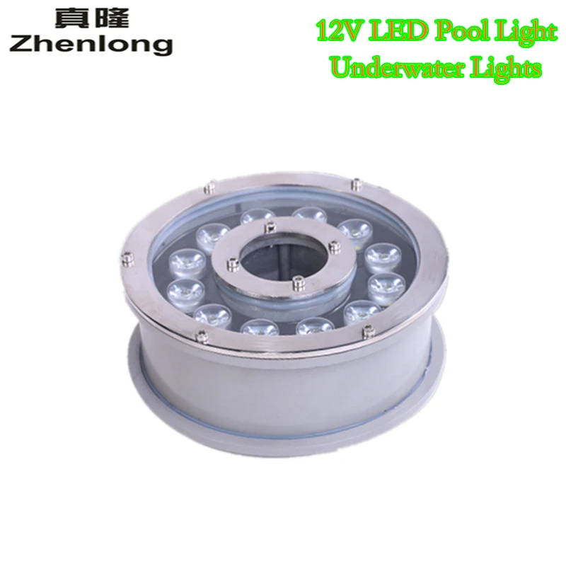 

Zhenlong IP68 RGB LED Fountain Light LED Pool Light Led Underwater Light 12W 12V AC/DC Auto / Remote Control LED Landscape Light