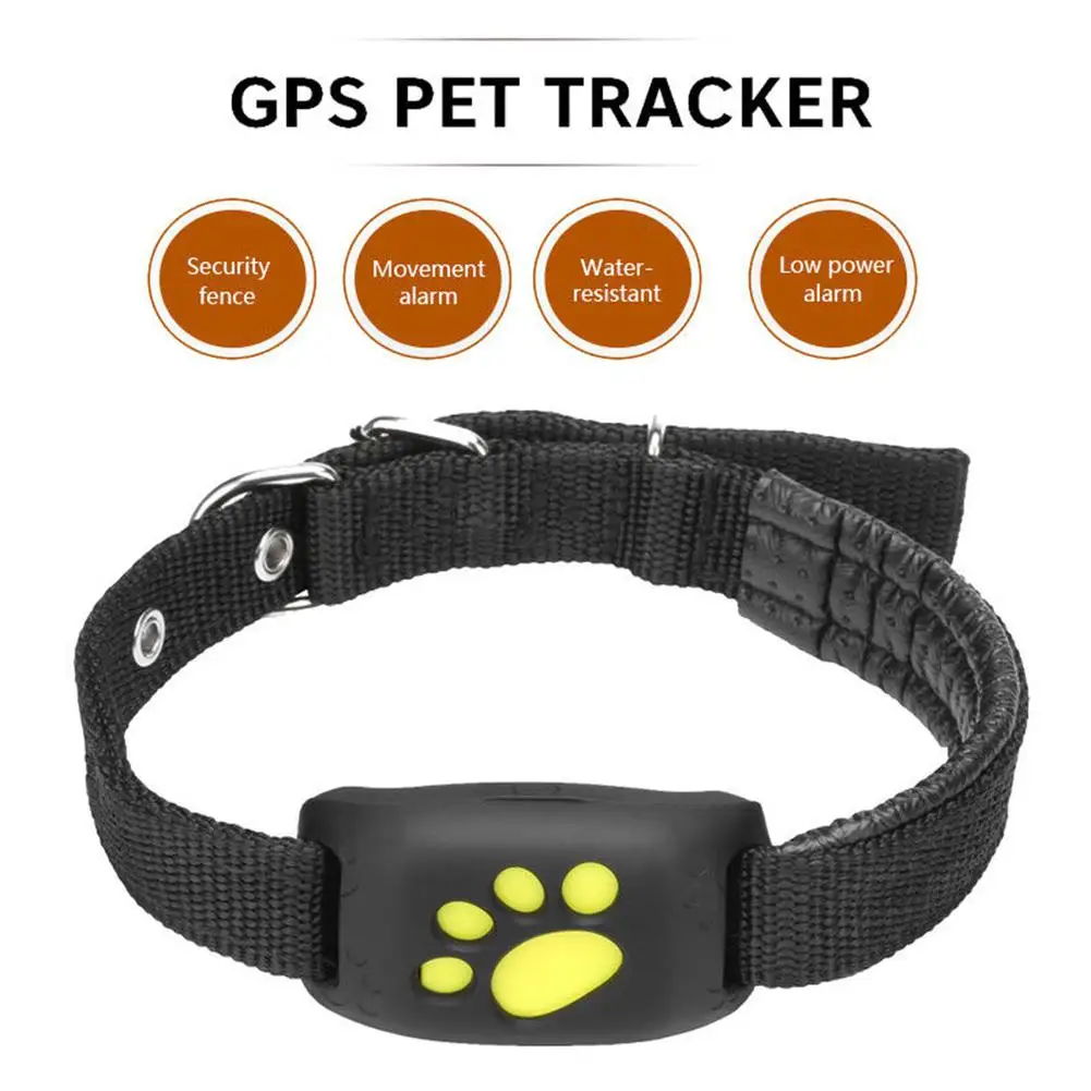 

MeterMall Cute Lightweight GPS Dog Tracker GSM/GPRS Finder Locator Realtime Anti-fall Alarm Waterproof Collar For Gog