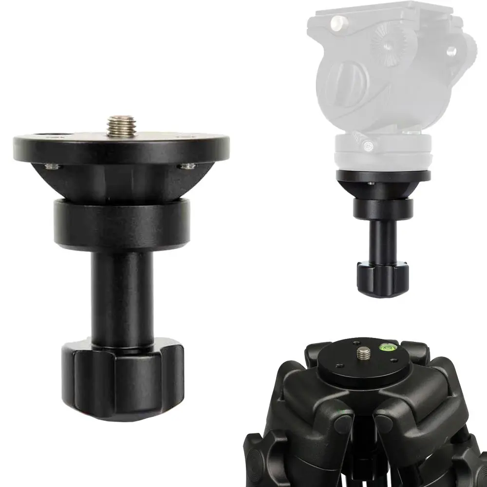 riser para manfrotto, tripé vídeo, cabeça fluida,