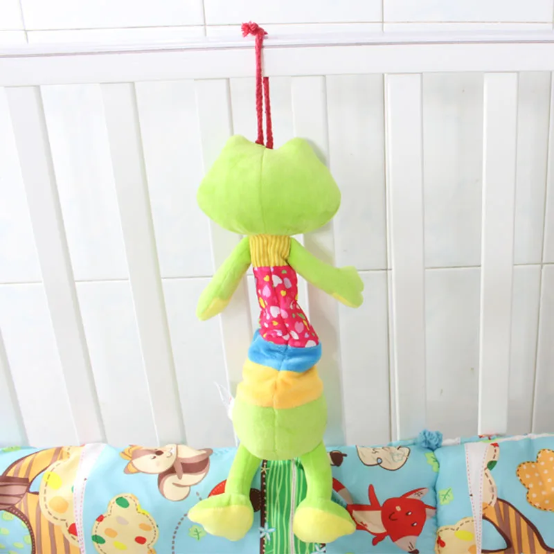 Новая детская кровать подвесные игрушки мягкие плюшевые Мультяшные животные тянет колокольчик ударная кукла для младенцев