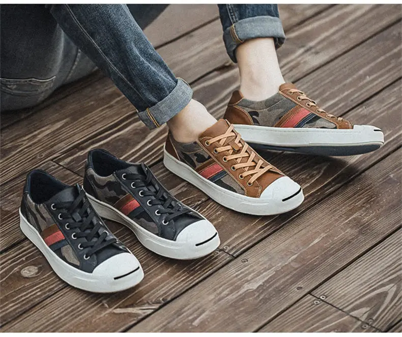 SERENE Brand 2018 Fashion Mens Shoes Fabric Mesh Leather Canvas Casual Sneakers Rubber Footwear High Top Lace-Up Black Shoe Men (1)
