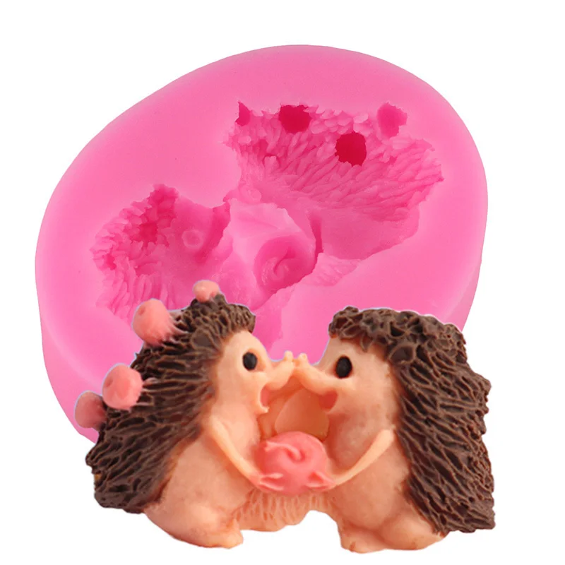 Buy Hedgehog Mold 3D Craft Art Silicone Soap Mold DIY