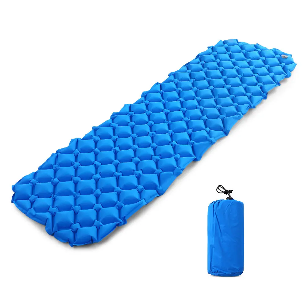TOMSHOO Ультралегкая наружная надувная подушка, коврик для сна, коврик для кемпинга, матрас для кемпинга, походов, альпинизма, путешествий - Цвет: Blue NO pillow