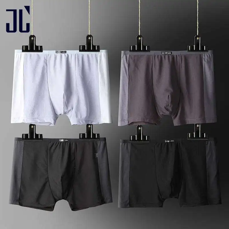 JL Cool Underwear Boxers Men Brand 4 Pcs/lot Fast Drying Shorts