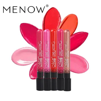 

Menow Brand 5 Colors /set Makeup Matte Lip Gloss Moisturizing Lasting non-stick Cup Liquid Lipstick Free Shipping Lip tint 4188