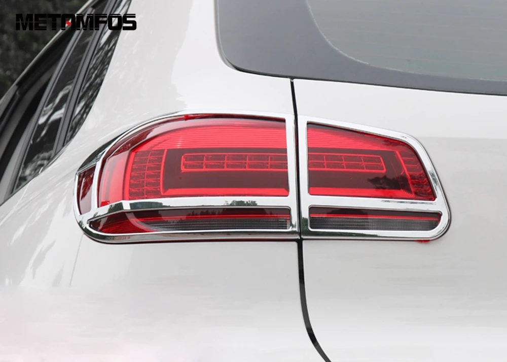 Хромированная задсветильник РА для Volkswagen Tiguan 2012 2013 2014 5dr хэтчбек накладка задняя