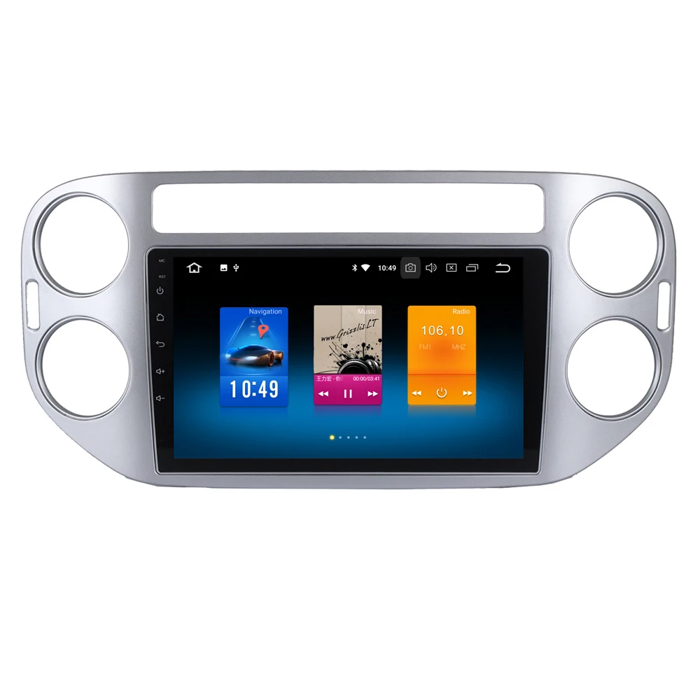 Clearance Car Multimedia Player for Volkswagen Tiguan 2010 - 2015 Octa Core Android 9.0 10.2