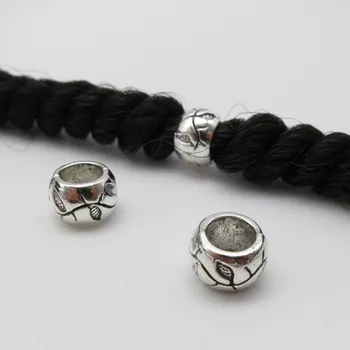 

10pcs-20pcs Tibetan silver hair braid dread dreadlock beads approx 6.2mm inner hole