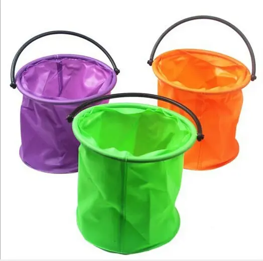1PCS plastic to wash the pen barrel rubber telescopic buckets small