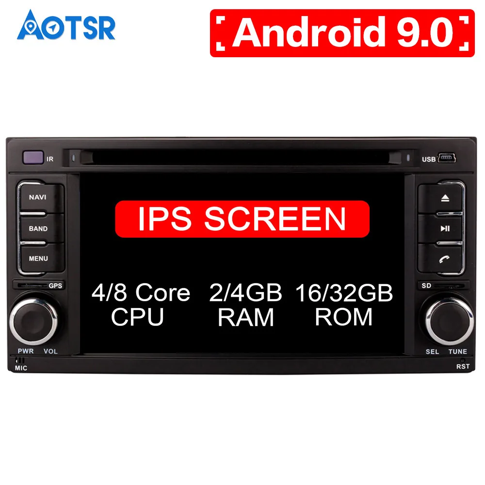 Автомобильный DVD проигрыватель CD с GPS навигацией Android 9 0 4 + 64 ГБ для Subaru Forester Impreza 2008