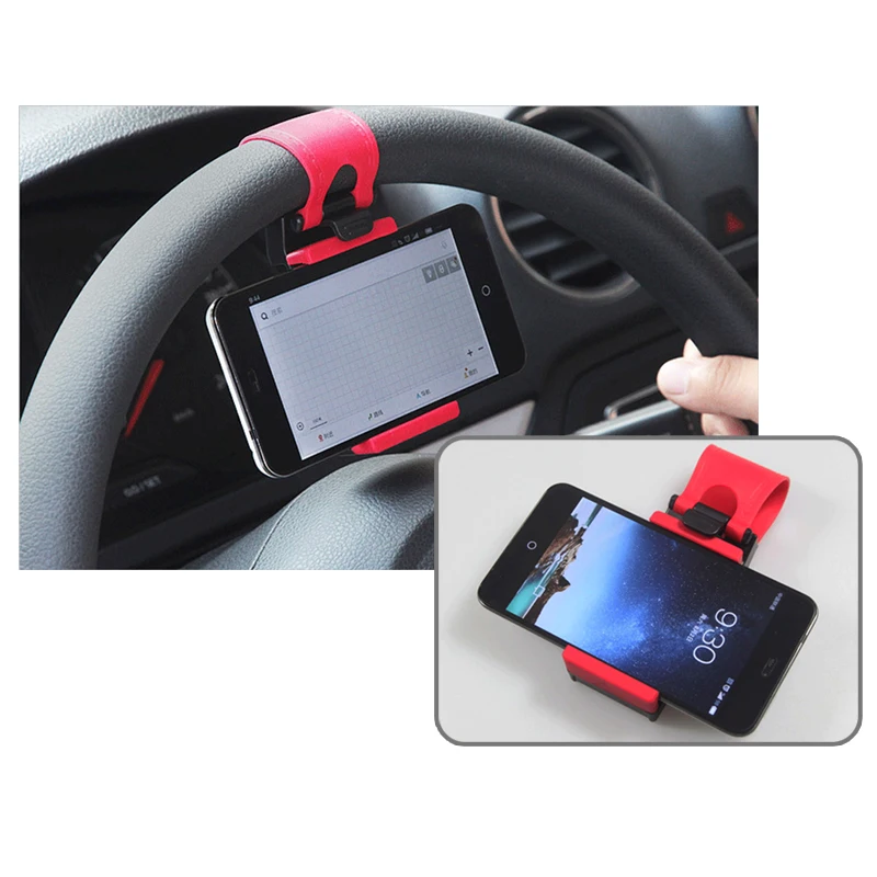 Atreus Универсальный Автомобильный зажим рулевого колеса телефона GPS держатель для