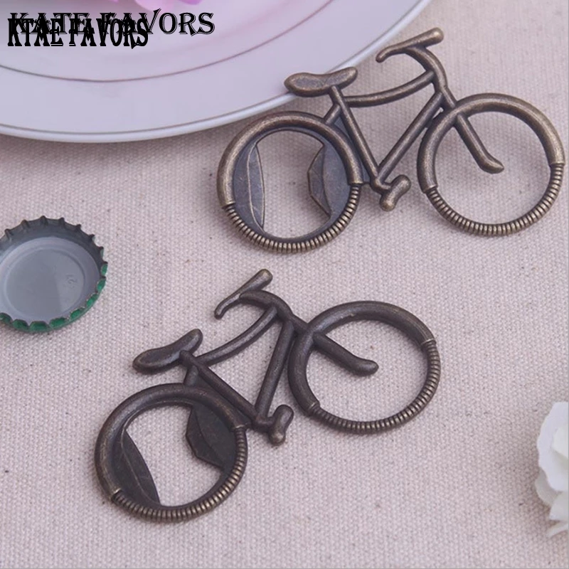 Metal Beer Bottle Opener Cute Bike Bicycle Keychain Key Rings For Lover