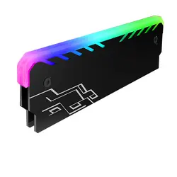 Памяти охлаждения жилет радиатора PC RGB световой эффект Glow Алюминий магниевого сплава настольного компьютера дела украшения