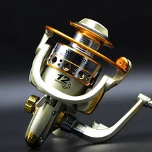 Высокое качество рыбалка прялка 500-6000 Super Light удочки катушка металлической ручкой рыболовные принадлежности