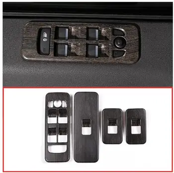 

4pcs Oak Wood Colour Window Lift Button Frame Trim For Land rover Discovery Sport 2015-2018 Car Accessories