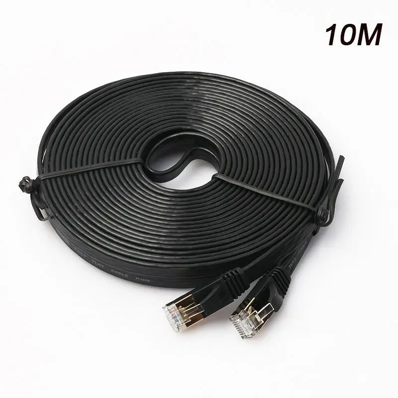 Высокоскоростной Ethernet Кабель Cat7 10 Гбит/с 600 МГц LAN UTP патч кабель RJ45 проводной