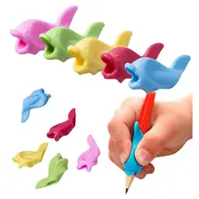 30 шт силиконовый карандаш ручки эргономичные письменной форме когтя, Правая Рука ручка хват тренировочный держатель для детей «Человек-паук», для студентов и взрослых