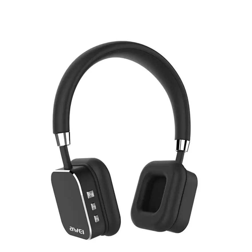 Черный AWEI A900BL Универсальный Bluetooth 4,1 Беспроводная гарнитура стерео HiFi музыкальные наушники 18May22 Прямая поставка F - Цвет: Черный