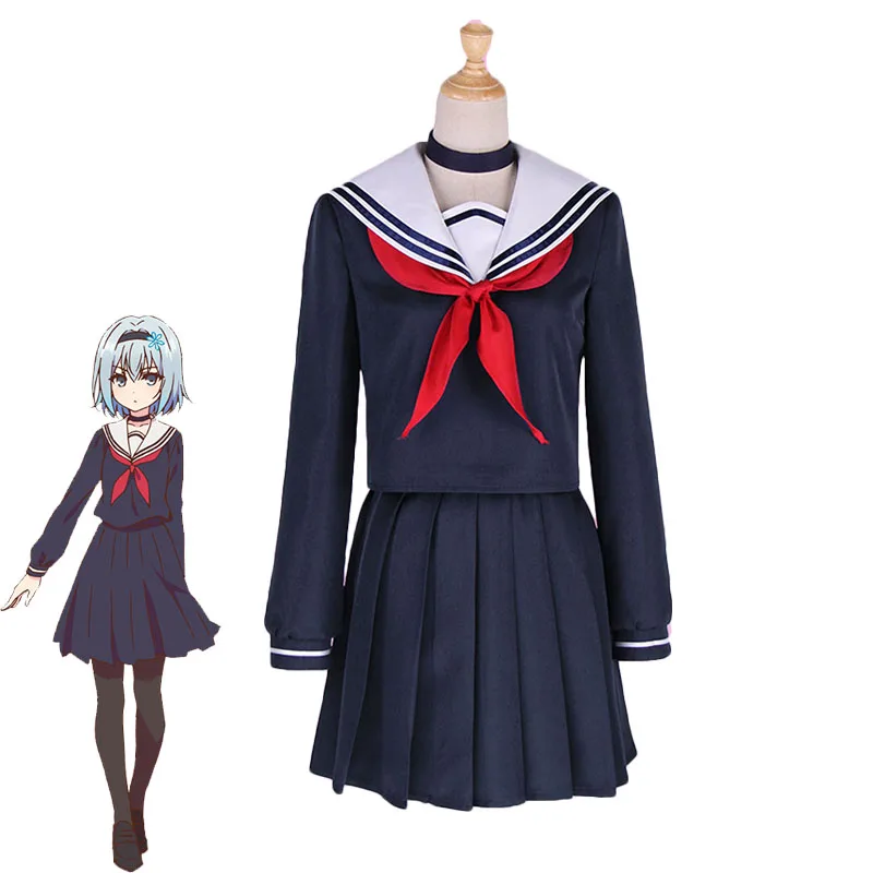 Аниме Ryuuou no Oshigoto Sora Ginko Косплей Костюм Рио никогда не работает! Школьная форма