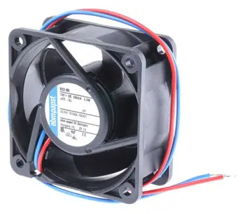 

Ebmpapst 622HH cooling fan, size 60 x 60 x 25mm 12 V DC, air flow 56m3/h, 8200rpm