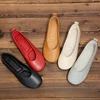 Women Real Leather Shoes Moccasins Mother Loafers Soft Flats Casual Female Driving Ballet Footwear Comfortable grandma shoes ► Photo 2/6