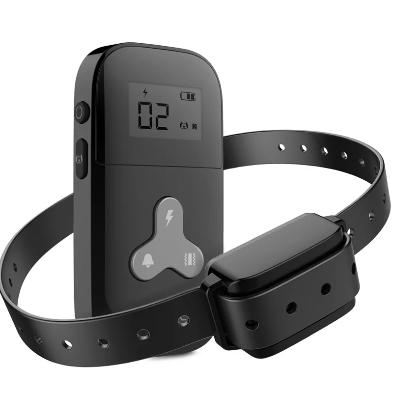 

Professional Electric Dog Training Collar with LCD DisplayTrainer Dog Remote Control Shock Vibration Collar Anti Dog Barking