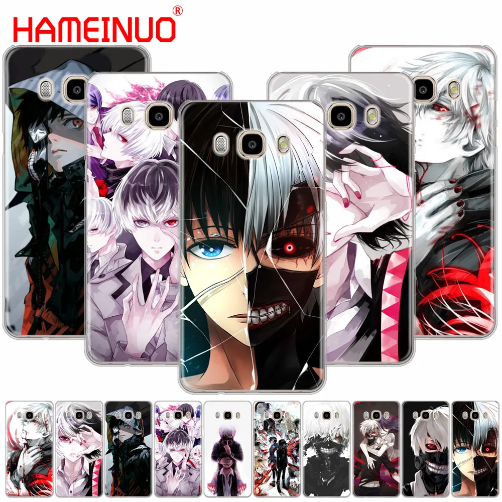 HAMEINUO Tokyo Ghoul font b anime b font Kaneki Ken cover phone case for Samsung Galaxy