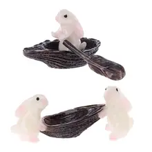 Мини кролики животное Миниатюрный Фея Сад мох микро пейзаж игрушка с орнаментом