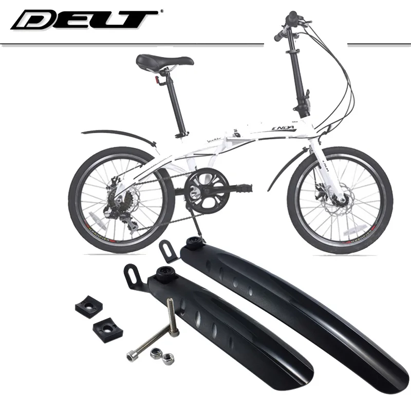 

1 Set Folding Bicycle Bike Fenders & Mudguard For 18/20 inch Folding 280mm/345mm Black Accessories