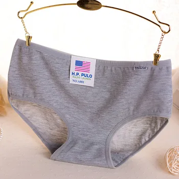 

60pcs Briefs Panties Plus Size For Female Girls Underpants Ladies Cotton Solid Color Underwear Fashion Comfortable Women Soft
