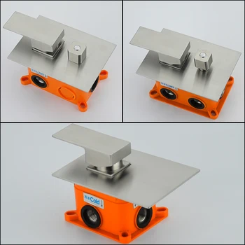 

MTTUZK 1-3 Function 304 Stainless Steel Square In Wall Mounted Faucet Shower Mixer Valve Concealed Tap Shower Mixer