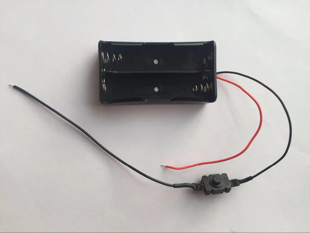 

18650 Battery Case Holder 2*18650 Battery Storage Box 2*3.7V with switch