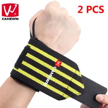 CAMEWIN бренд 2 шт. Тяжелая Атлетика Спортивный Браслет тренажерный зал фитнес поддержка запястья ремни Обертывания Бинты тренировки безопасности повязки на руку